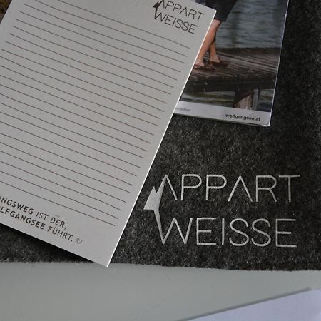 Appart Weisse Urlauben Am Wolfgangsee Санкт Гильген Экстерьер фото