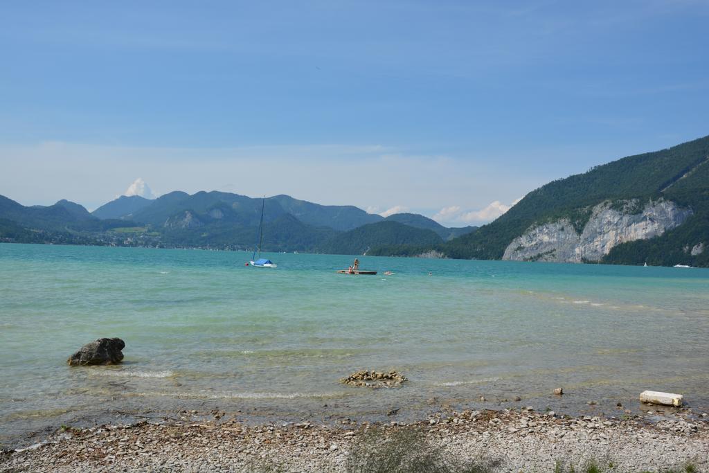 Appart Weisse Urlauben Am Wolfgangsee Санкт Гильген Экстерьер фото