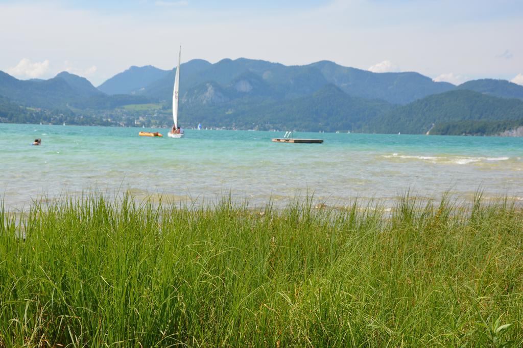 Appart Weisse Urlauben Am Wolfgangsee Санкт Гильген Экстерьер фото